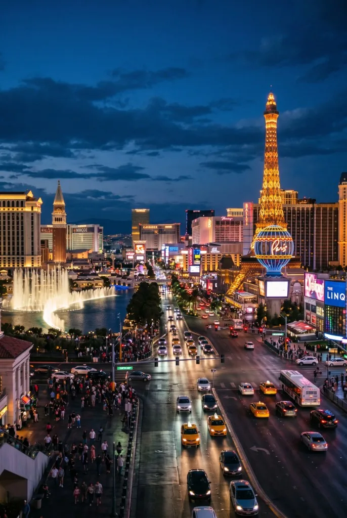 Las Vegas at night
